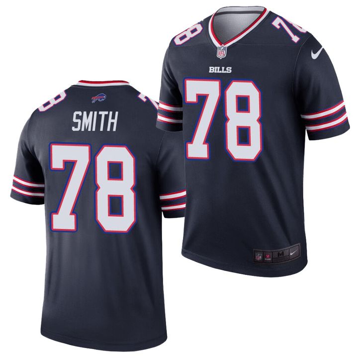 Men Buffalo Bills #78 Bruce Smith Nike Navy Limited Player NFL Jersey
